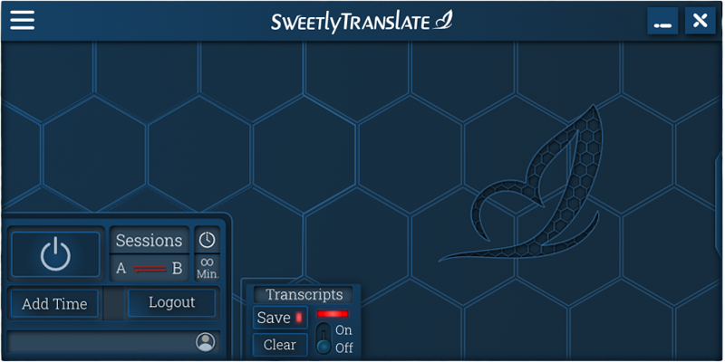 Sweetly interface